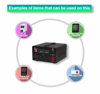 2000 Watt Diamond Series Voltage Transformer with Regulator & Stabilizer